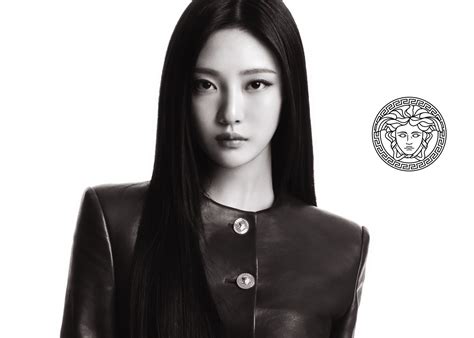 aespa’s NingNing is Versace’s newest global brand .